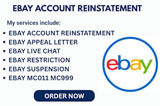 reinstate suspended ebay account write appeal letter remove mc011 fix errors