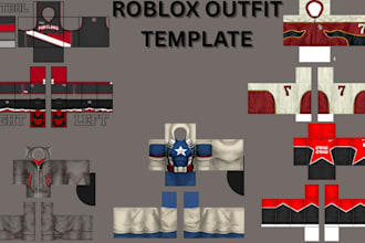 design custom roblox clothing template, ugc outfit, y2k aesthetics roblox avatar