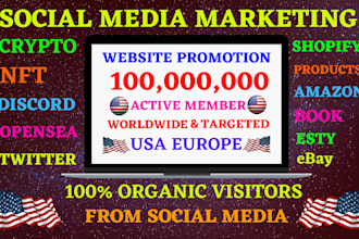 promote, advertise and boost your website,discord,crypto,nft,token,coin,any link