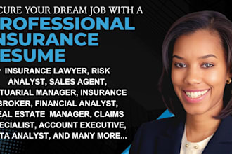 write insurance lawyer resume, sales finance actuary, data, claims specialist cv