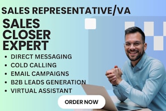 be VA sales closer, sale closure appointment setter online sales