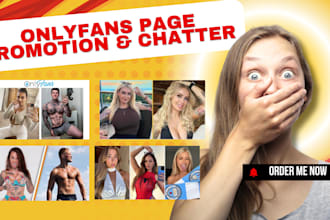 do promotion and marketing for your onlyfans page fanvue patreon and chatter