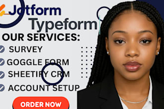 create jotform, google form, typeform, online form, surveys, cognito form,