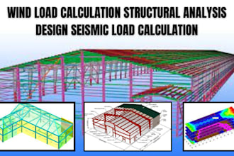 structural calculation analysis design seismic load and wind load calculation