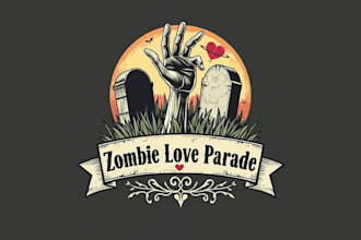 do vintage halloween haunted house horror logo with illustration