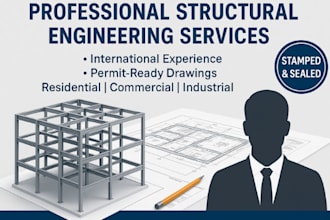 provide structural engineering design and drawings