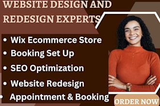 design beauty salon website, spa website and fashion makeup cosmetic wix