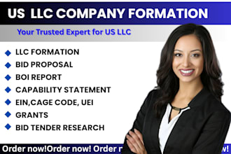 do US company llc registration, dissolve llc, ein number, boi report in 48 hours