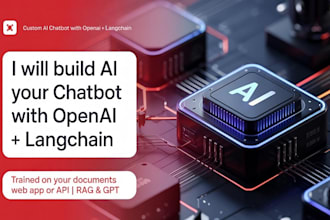build an ai chatbot or automation using openai, langchain, and python
