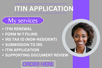 apply or renew your itin with accurate w7 filing for irs compliance