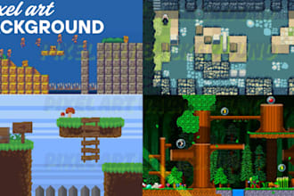 pixel art background, rpg game environment,game map,top down pixel art, tile set