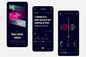 build ai voice recognition app, ai text to speech app, ai facial recognition app