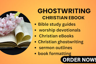 ghostwrite format christian ebook daily devotional and  prayer journal