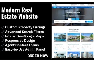 design modern real estate website idx mls integration real estate landing page