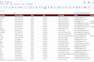 provide verified real estate agents, realtors, brokers email list USA, canada