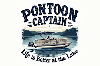 design unique t shirt summer jetski logo