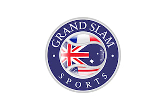 design awesome grand slam sports update logo