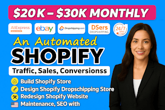 build shopify store design shopify dropshipping store redesign shopify website