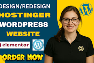 design hostinger wordpress website redesign hostinger wordpress website with SEO