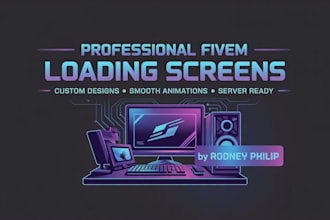 create professional fivem loading screen