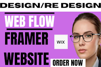 design, redesign webflow website, figma to framer webflow, framer website