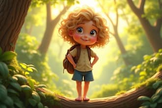 design 3d pixar style cartoon characters, ai art and children book illustrations