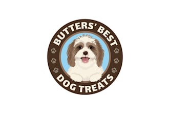 create stylish impressive dog treat logo