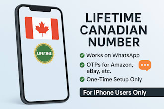 provide canadian phone number with unlimited calls and texts