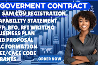 write winning government contract, bid proposal, llc formation, rfp