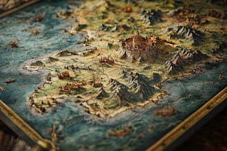 create dnd and rpg map, fantasy and battle map
