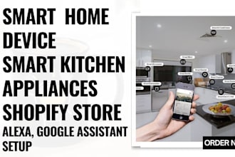 develop smart home device home decor shopify store smart kitchen shopify store