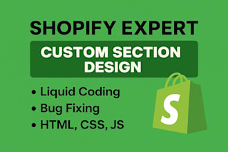 create shopify custom section using liquid coding and tailwind css
