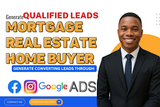 setup real estate ads home buyers leads mortgage leads mortgage facebook ads