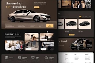 create your chauffeur limousine or taxi booking website