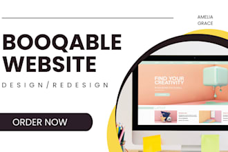 do booqable rental service website design, online booking membership website