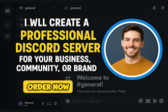do discord server setup for gaming, fivem, dayz, rust or crypto trading server