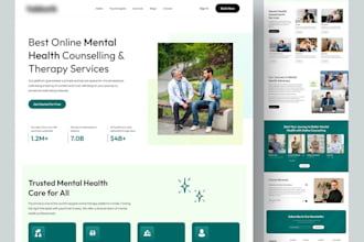 build therapy website, counselling website, health and wellness website