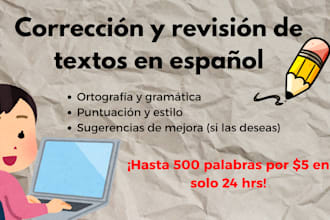 do your spanish proofreading for academic texts