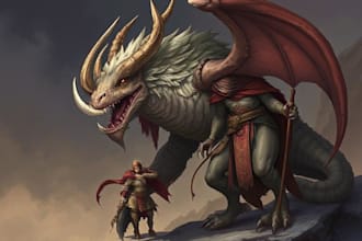 illustrate fantasy art creatures and characters