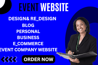 event website event planning website