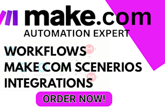 make automation zapier automation, integromat make com automation made com