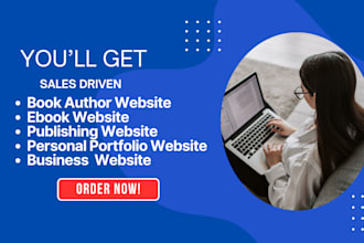 design book author websites, author websites, portfolio, or business websites