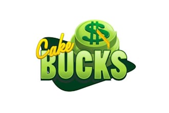 design colorful classic cake bucks logo