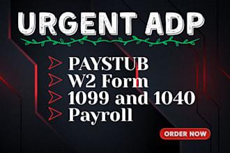 prepare w2, w3, 1099, 940, 941, paycheck, paystub