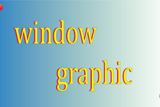 design modern window graphics, storefront