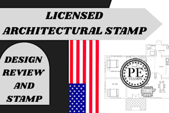 city permit pe stamp floor plan architectural stamp mep USA pe stamp blue print