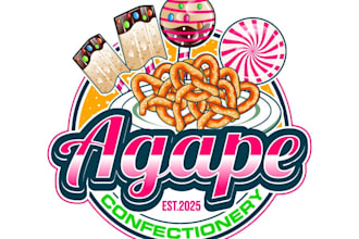 design wonderful confectionery logo