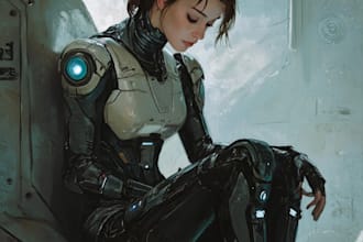 design stunning sci fi, cyberpunk, fantasy characters or concept art