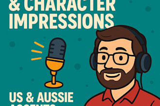 do voice acting for your voice over, cartoon, or other projects
