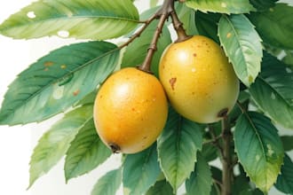 illustrate fruit, plant, or anything in digital watercolor